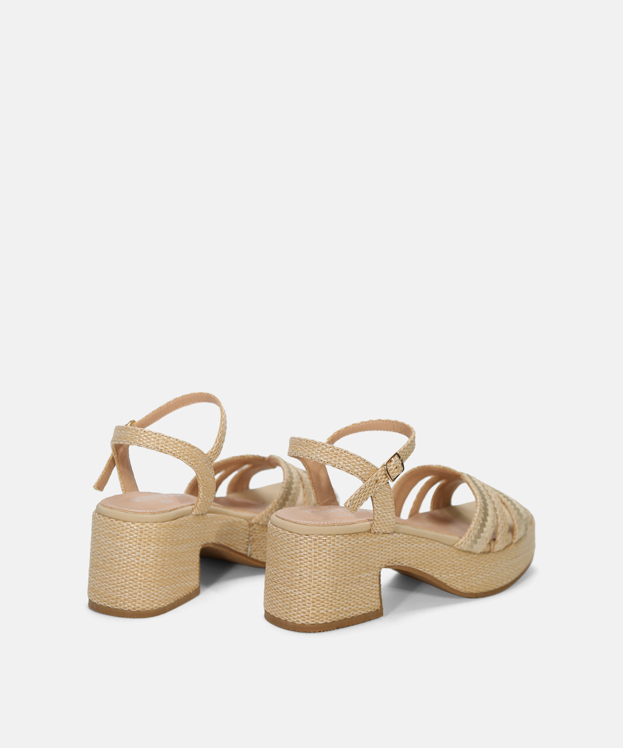 Sandalia plataforma rafia image number null